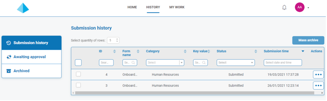Forms Automation – Monitor and Report