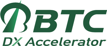 BTC slogan logo A