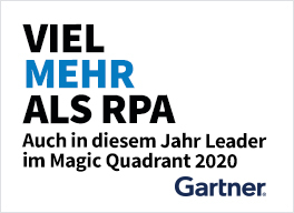 Thumbnail: Viel mehr als RPA. Auch in diesem Jahr Leader im Magic Quadrant 2020.