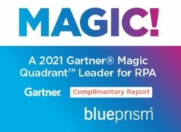 Magic! A 2021 Gartner® Magic Quadrant Leader for RPA. Download complimentary report.