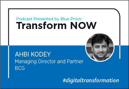 Transform NOW Podcast with Ahbi Kodey from BCG